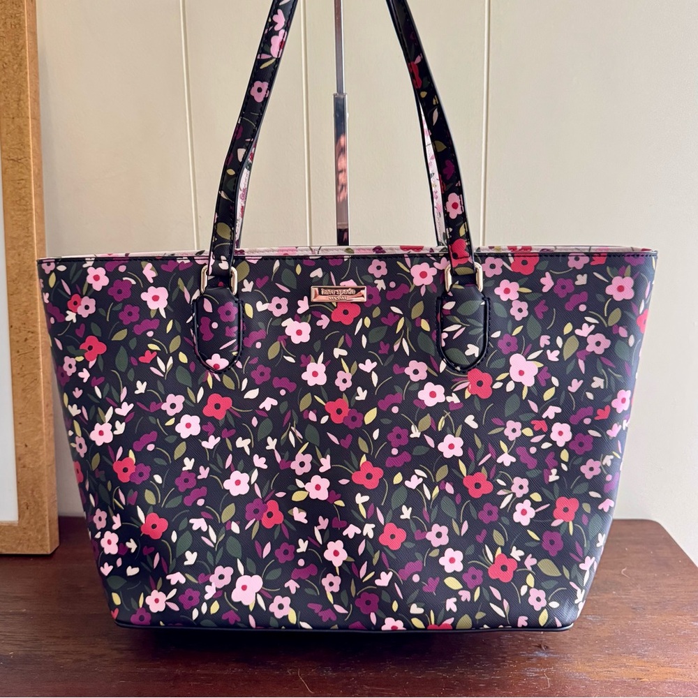 Kate Spade Laurel Way Boho Floral Medium Dally Bag EUC - Picture 1 of 14